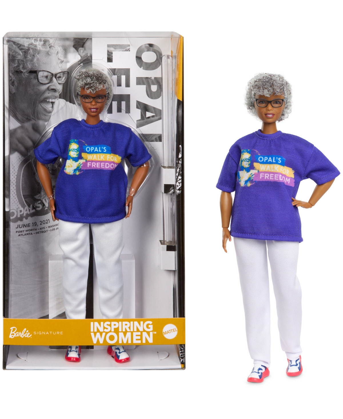 Barbie Signature Inspiring Women Opal Lee Collectible Doll | Macy's