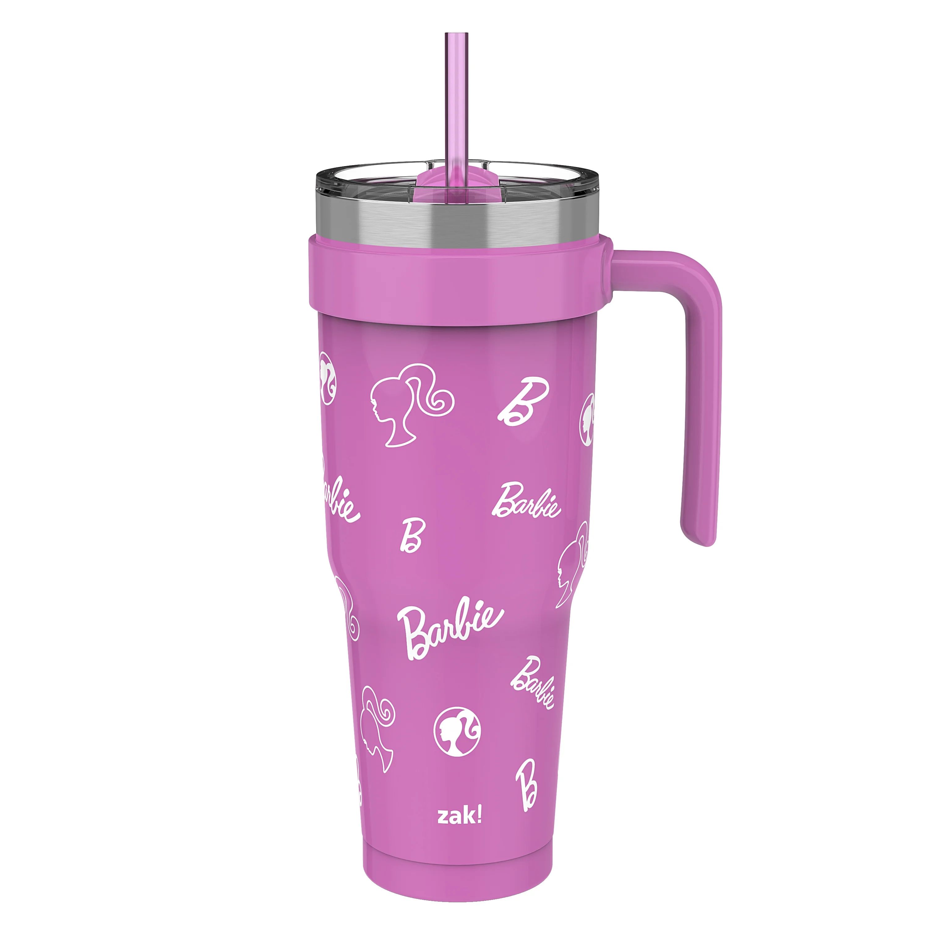 Barbie 40oz Double Wall Stainless Steel Waverly Tumbler - Pink | Walmart (US)