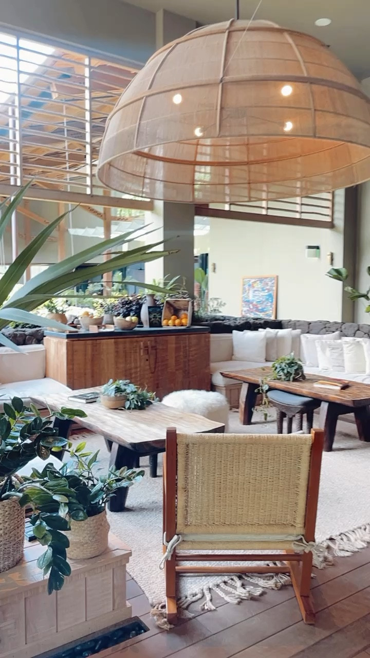 Hotel vibes at 1Hotel in Kauai 🙌🏻

#bohodecor #indoor/outdoor #neutraldecor