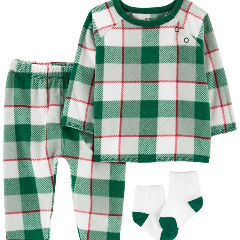 Baby 3-Piece Plaid Outfit Set | Carter's