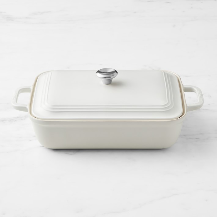 Le Creuset San Francisco Stoneware Rectangular Covered Baker, 4-Qt. | Williams-Sonoma