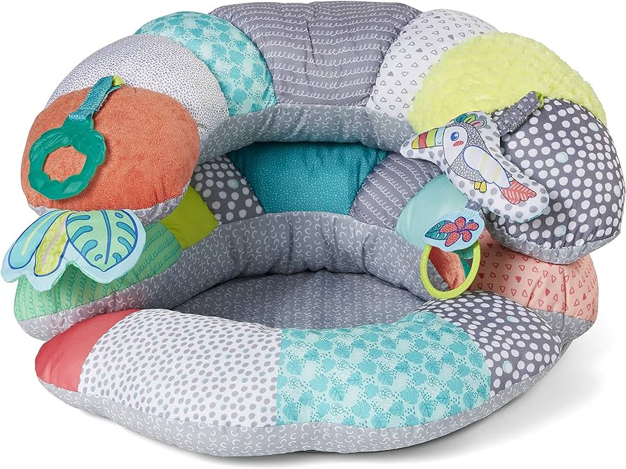 Infantino 2-in-1 Tummy Time & Seated Support - for Newborns and Older Babies, with Detachable Sup... | Amazon (US)