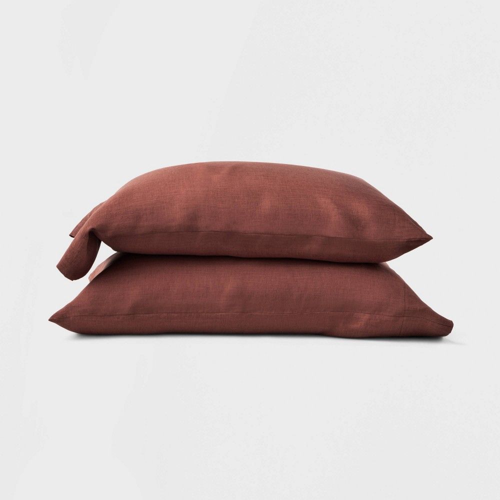 100% Washed Hemp Solid Pillowcase Set - Casaluna™ | Target