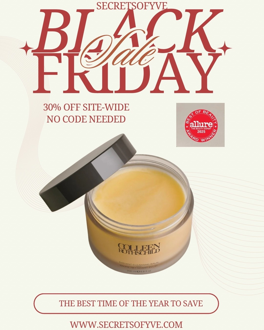 SecretsofYve: Black Friday Skincare Gift Guide - 30% off SITE-WIDE @colleenrothschild has created some of my favorite skincare products!
#Secretsofyve #ltkgiftguide
Always humbled & thankful to have you here.. New posts daily at 3pm & 4:15pm EST. 
CEO: PATESI Global & PATESIfoundation.org
@secretsofyve : where beautiful meets practical, comfy meets style, affordable meets glam with a splash of splurge every now and then. I do LOVE a good sale and combining codes! #ltkstyletip #ltksalealert #ltkfamily #ltku #ltkfindsunder100 #ltkfindsunder50 #ltkplussize #ltkmidsize #ltkover40 #ltkpetite #ltkvlog #ltktravel #ltkparties #ltkbump #ltktall #ltkholiday #ltkselfcare #ltkmorningroutine #ltkgrwm #ltkcyberweek secretsofyve 

#LTKSeasonal #LTKWedding #LTKBeauty