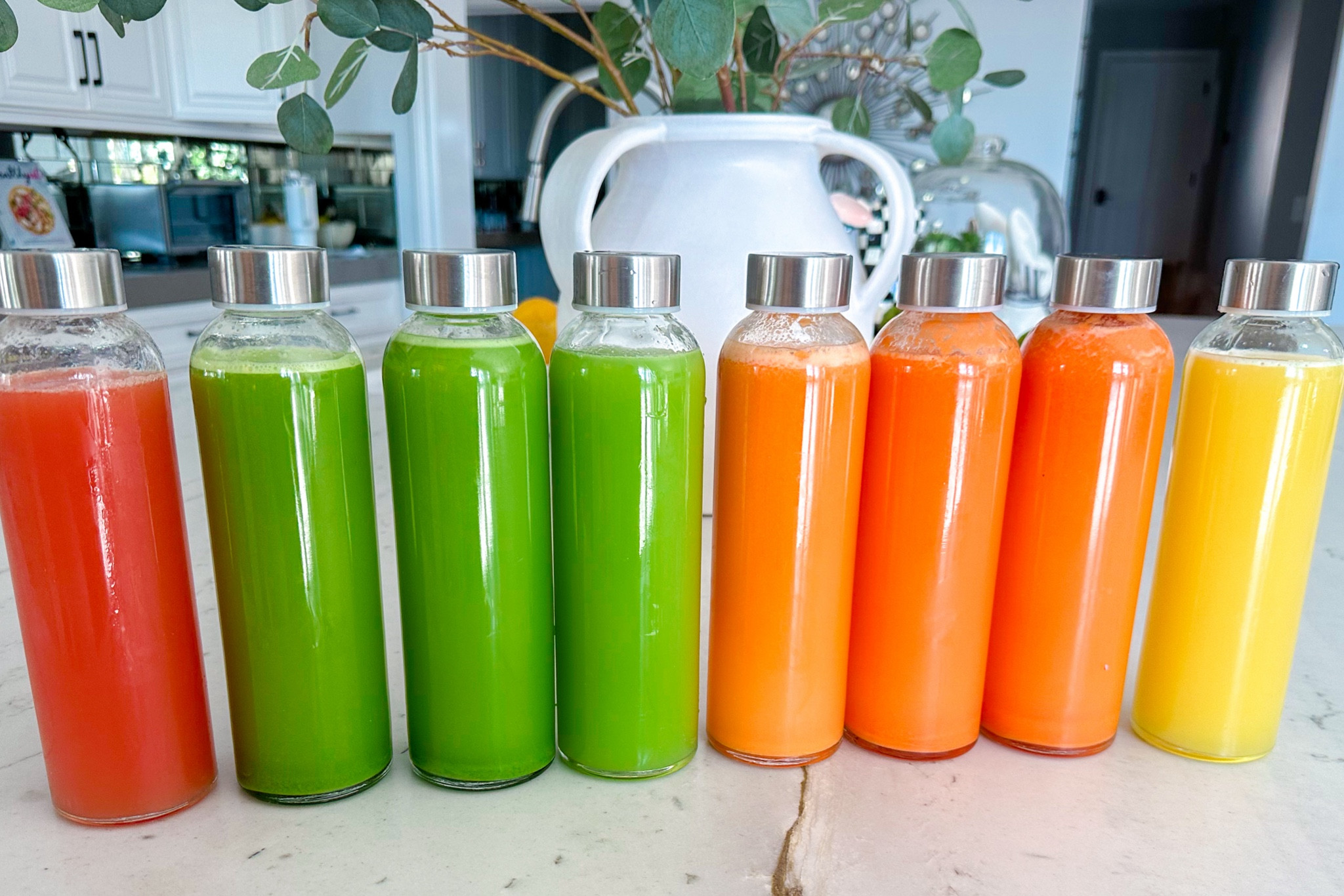 Fresh Juice for the week 🍋 Love how easy my Nama Juicer is to use. Organic fruit/veggies in glass jars makes the best and healthiest juice options. 🍊 







#juicer #freshjuice #healthylifestyle #health #organic 

#LTKfindsunder50 #LTKhome #LTKfitness