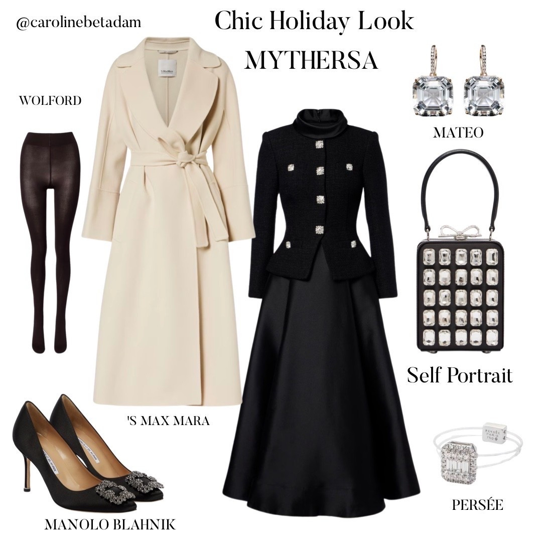 Chic Holiday Look 🖤

#LTKHoliday #LTKGiftGuide #LTKootd
