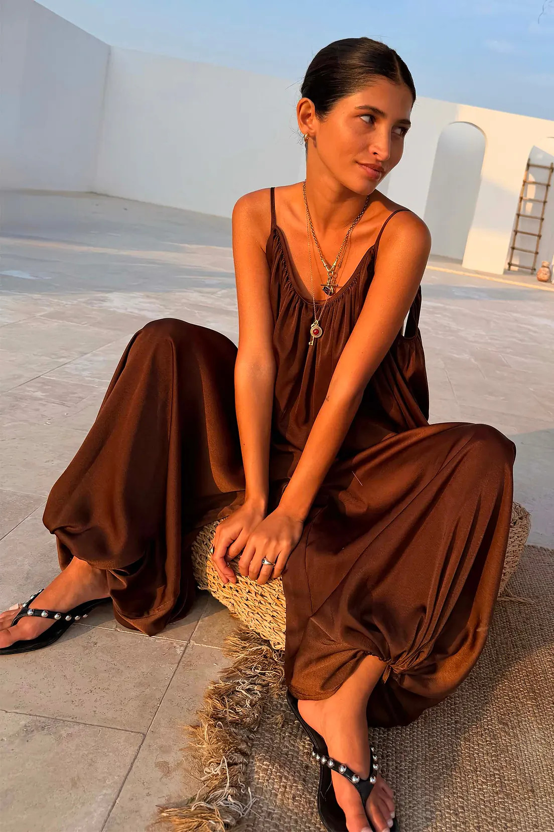 Chocolate Balloon Jumpsuit | Never Fully Dressed US