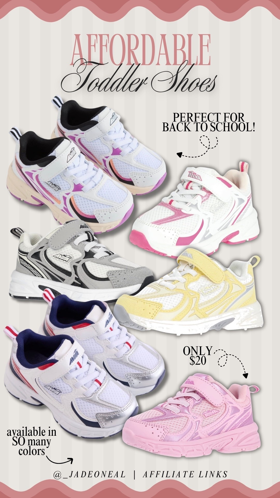 Cute toddler shoes — only $20! Love all of the colors they have. So many fun ones for back to school! 

Look for less kids shoes BTS trending affordable girls boys pink white yellow grey blue Walmart

#LTKmomlife #LTKKids #LTKBaby