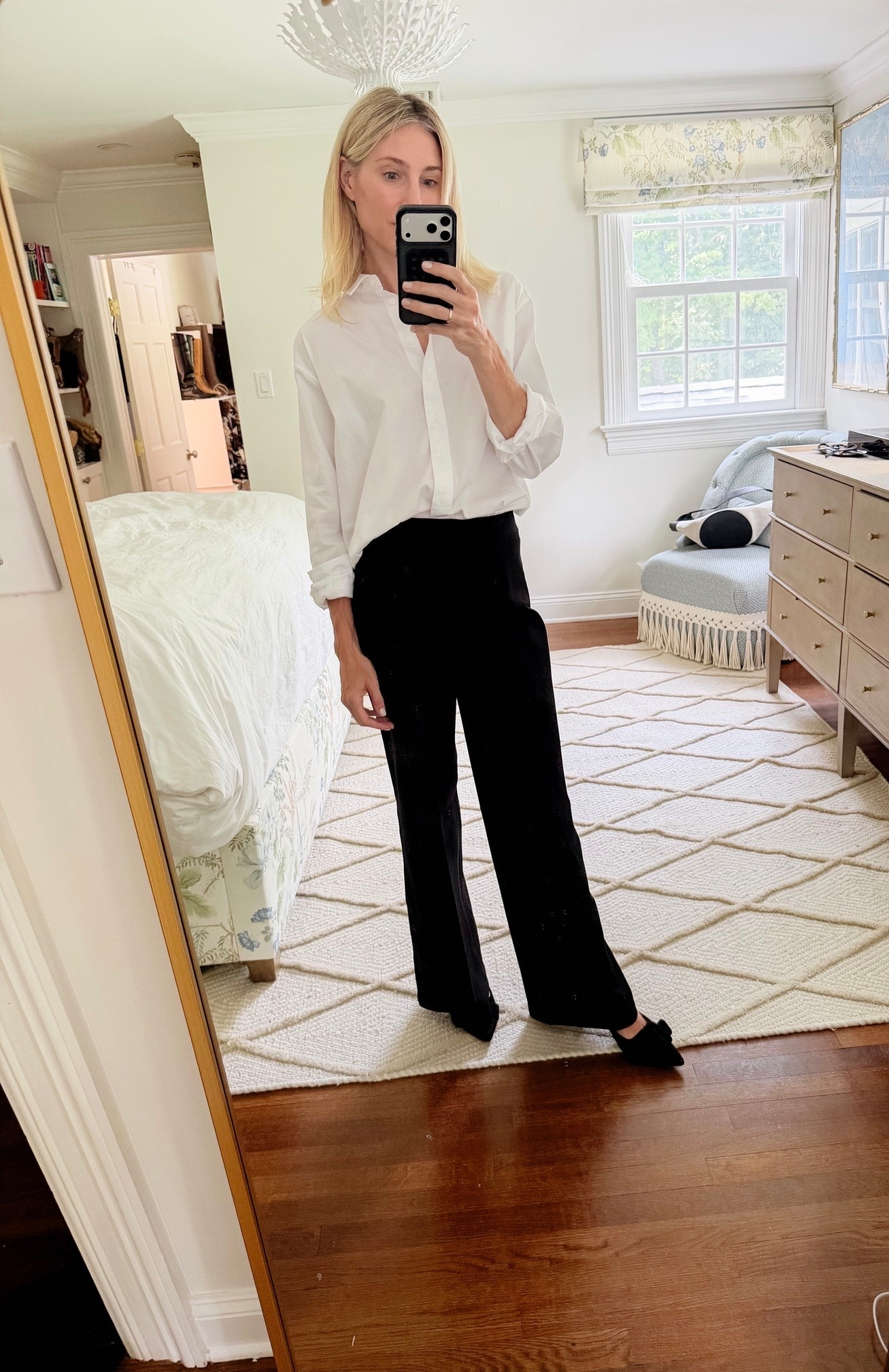 The perfect workwear staples from @spanx . Do not sleep on these elastic waist wide leg pants - the perfect office pants that are comfortable but still look elevated. Use my code KRISTINKXSPANX for 15% off your order. #spanxpartner

#LTKgrwm #LTKWorkwear #LTKootd