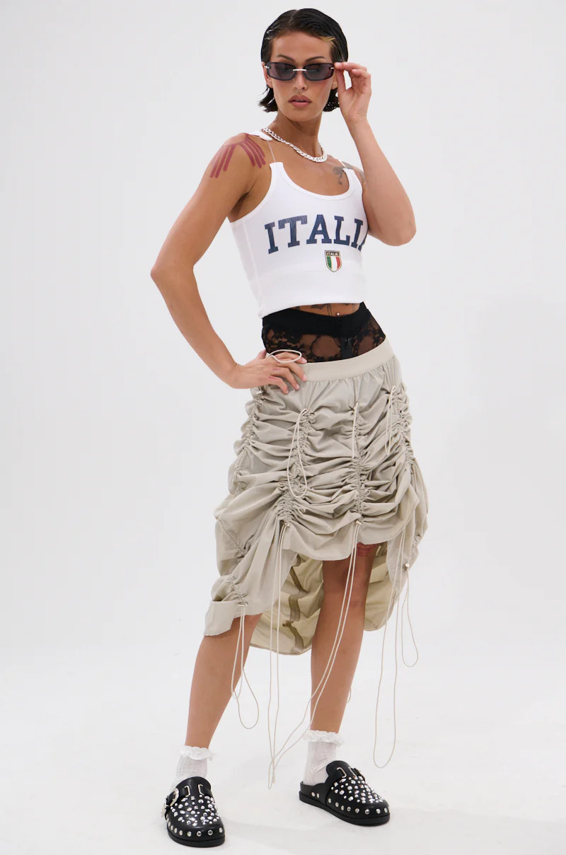 BELLA PARACHUTE MAXI SKIRT | AKIRA