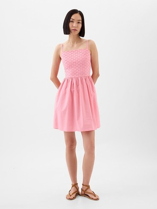 Squareneck Mini Dress | Gap Factory