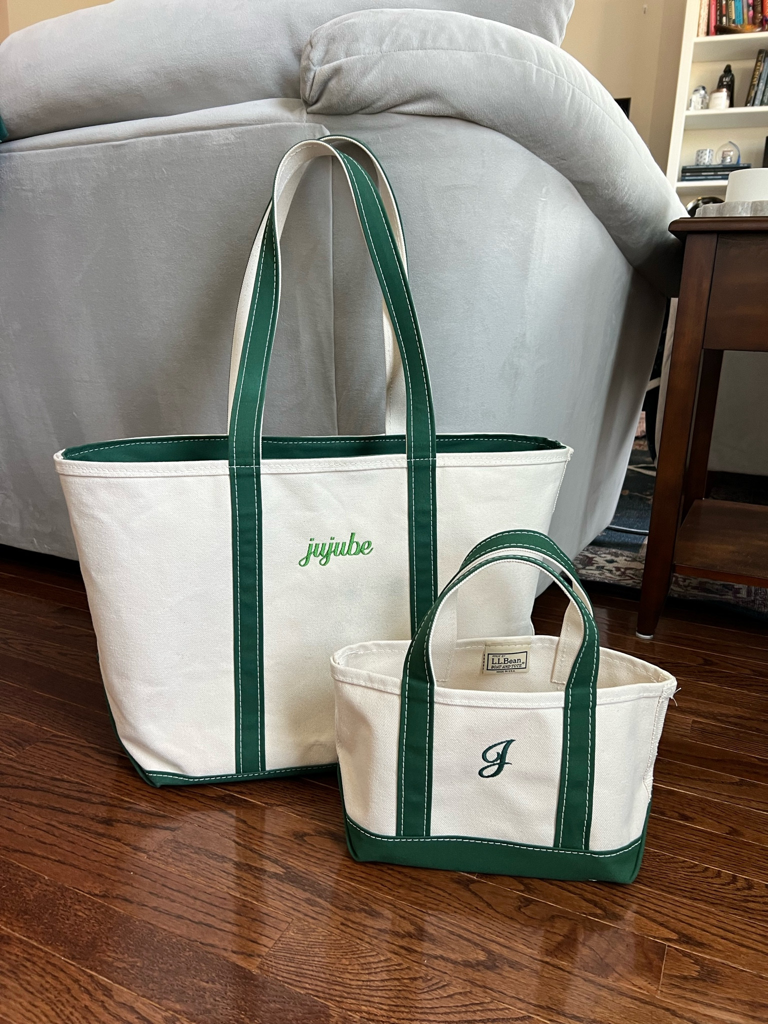 My two L.L.Bean boat and totes! I’ve been obsessed with the mini for the days when I’m popping in and out of the car! 