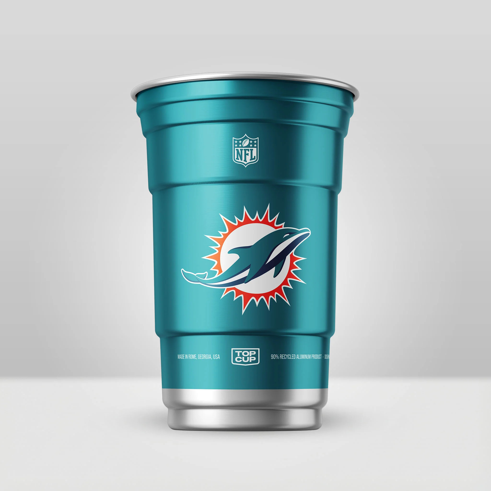 Top Cup Miami Dolphins NFL Aluminum Cup | Top Cup