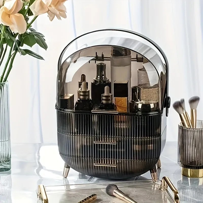 Vintage Make Up Case Makeup Drawer Organizer Cosmetic Display Case Dustproof Cosmetic Storage Box... | Temu Affiliate Program