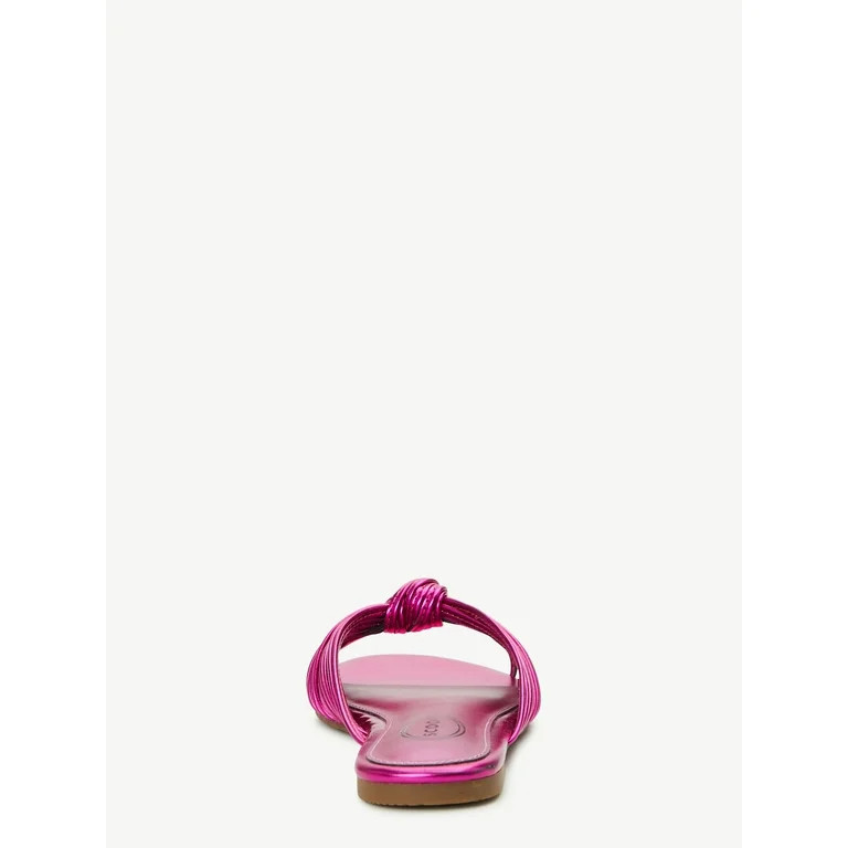 Scoop Women's Strappy Knot Slide Sandals | Walmart (US)