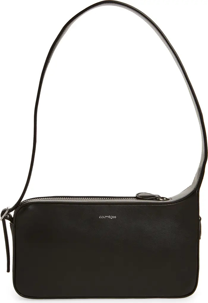 Racer Leather Baguette Bag | Nordstrom