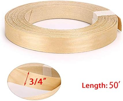 Skelang Wood Veneer Edgebanding Preglued (Birch, 3/4"×50') | Amazon (US)