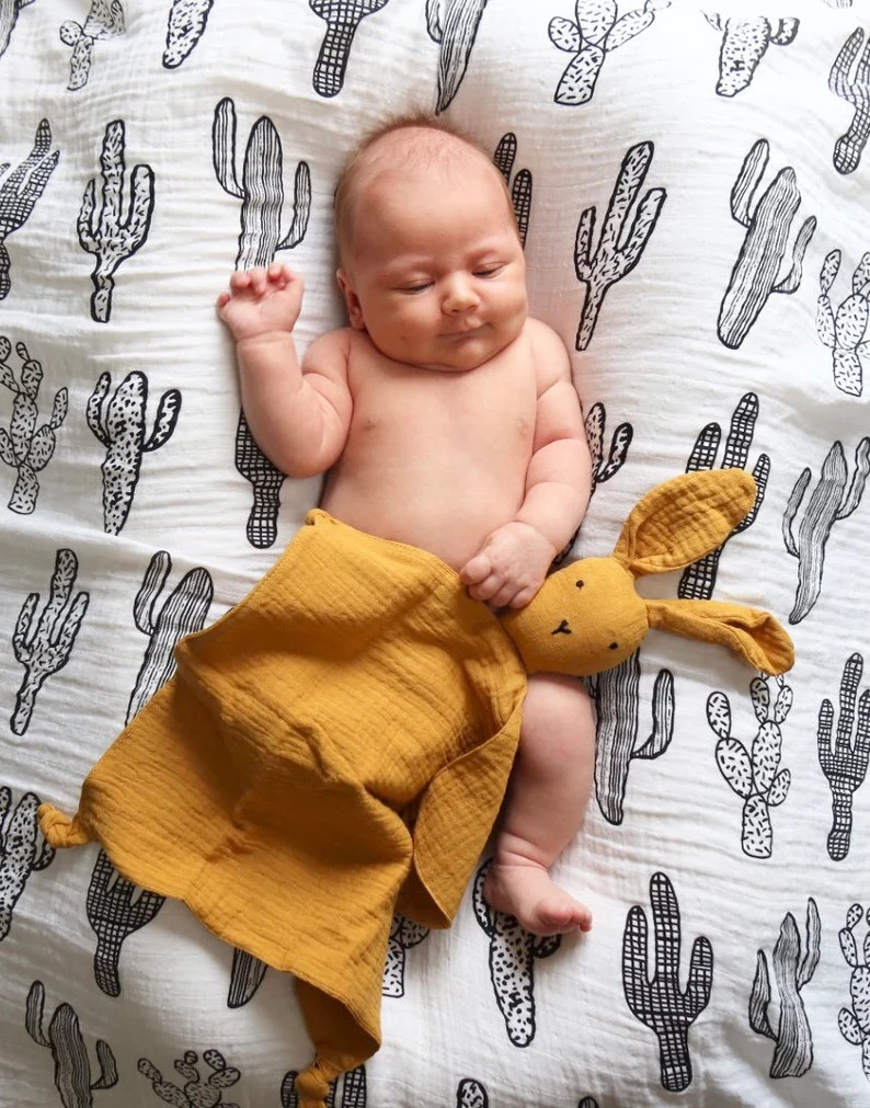Modern Cacti Muslin Swaddle/Blanket | Etsy (US)