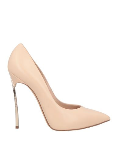 Casadei Woman Pumps Beige Size 11.5 Leather | YOOX (US)