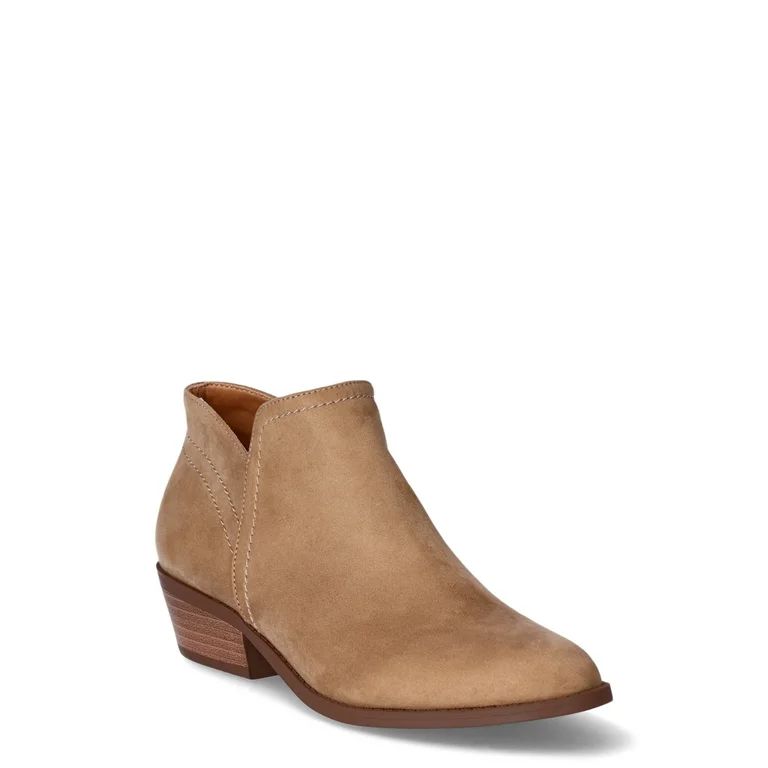 Time and Tru Women's Core Ankle Boots, Wide Width Available | Walmart (US)