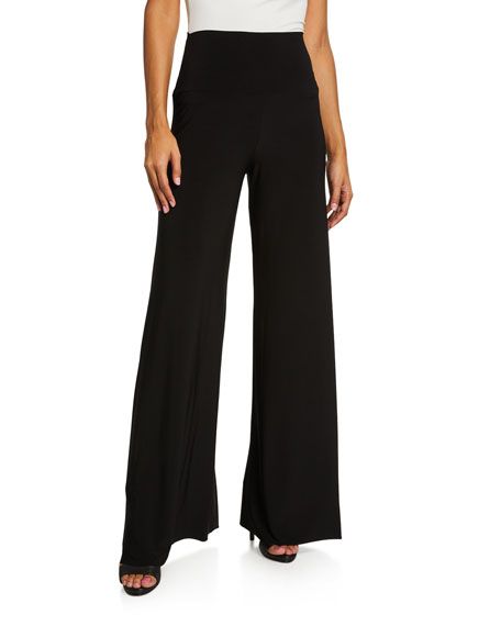 Norma Kamali Elephant Wide-Leg Pants | Neiman Marcus