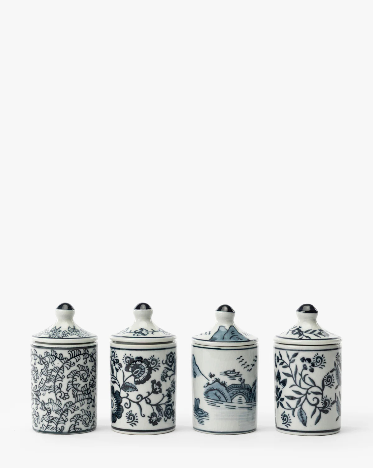 Hand-Painted Spice Jars (Set of 4) | McGee & Co. (US)