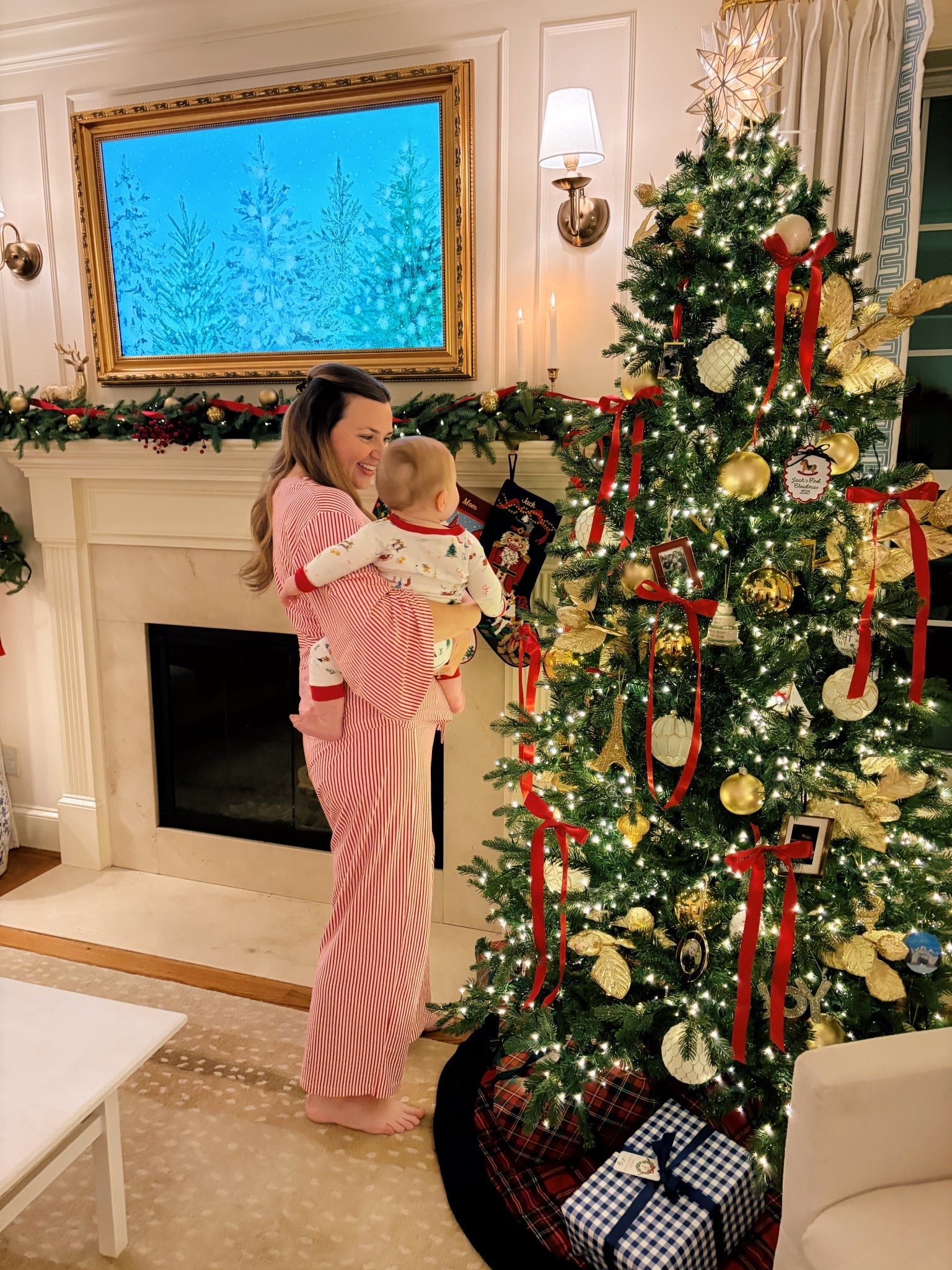 Sweetest pajamas 🥰❣️ & SO comfy!! 

#LTKBaby #LTKHoliday