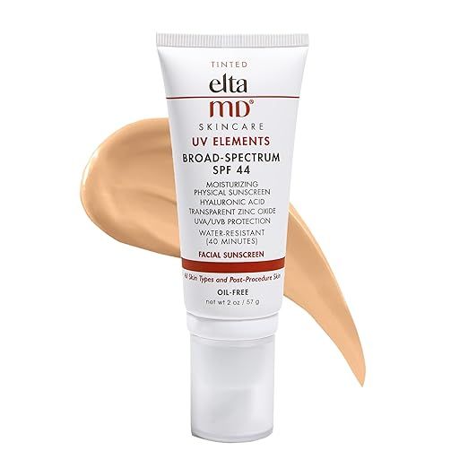 EltaMD UV Elements SPF 44 Tinted Moisturizer for Face with SPF, Tinted Mineral Sunscreen Moisturi... | Amazon (US)