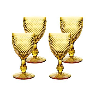 Vista Alegre Bicos Water Goblets, Set of 4 | Williams-Sonoma