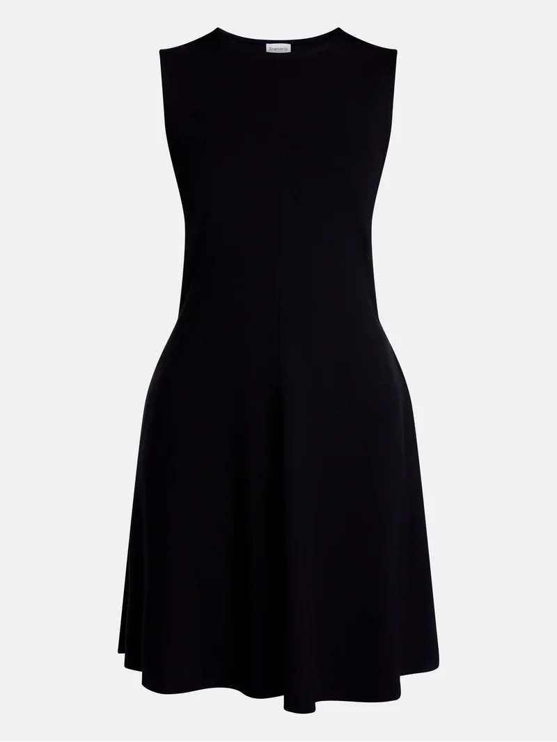 Scenario Women's and Women's Plus Fit and Flare Mini Dress, Sizes XS-4X | Walmart (US)