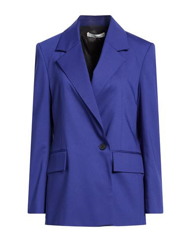 Liviana Conti Woman Blazer Bright blue Size 6 Polyester, Wool, Elastane | YOOX (US)