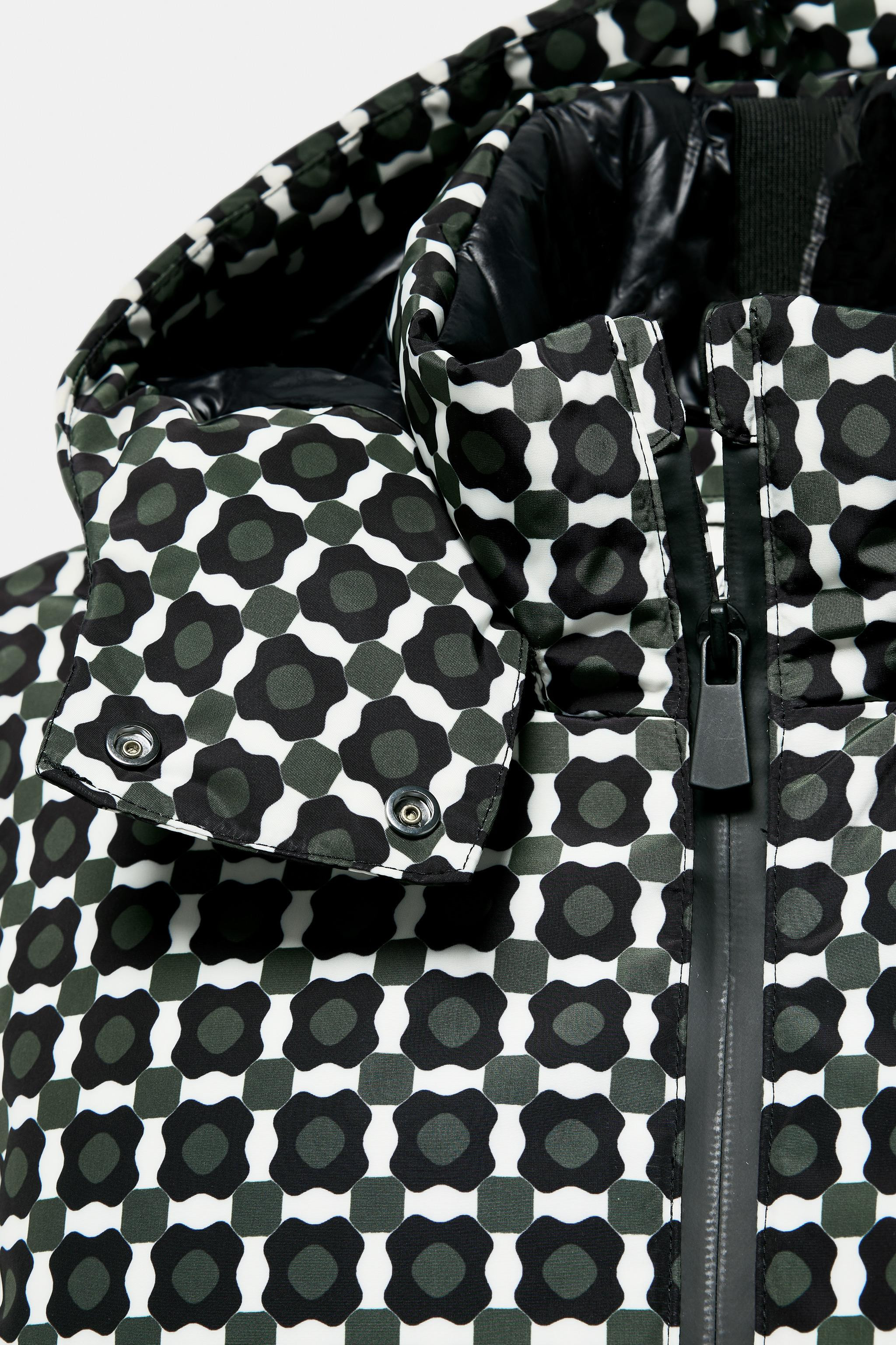 HOODED WATER RESISTANT WINDPROOF DOWN COAT RECCO® TECHNOLOGY SKI COLLECTION | Zara US