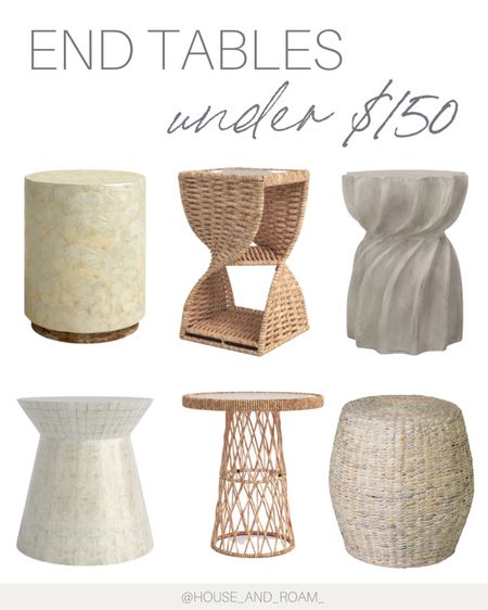 Sharing some neutral end table picks from Wayfair that are under $150! Perfect to add to your living room or conversational space. 

#LTKFind #LTKhome