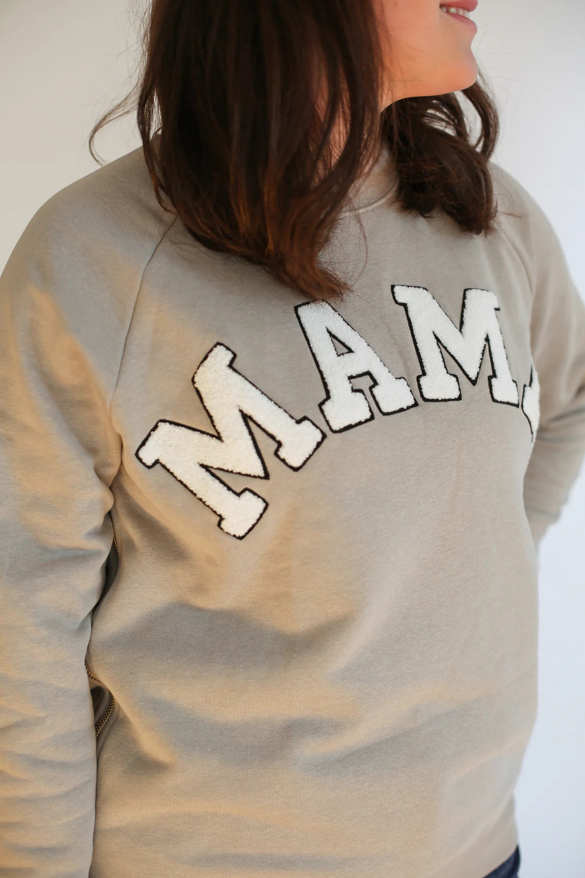 MAMA Brass Zip Sweatshirt | Movemama Apparel