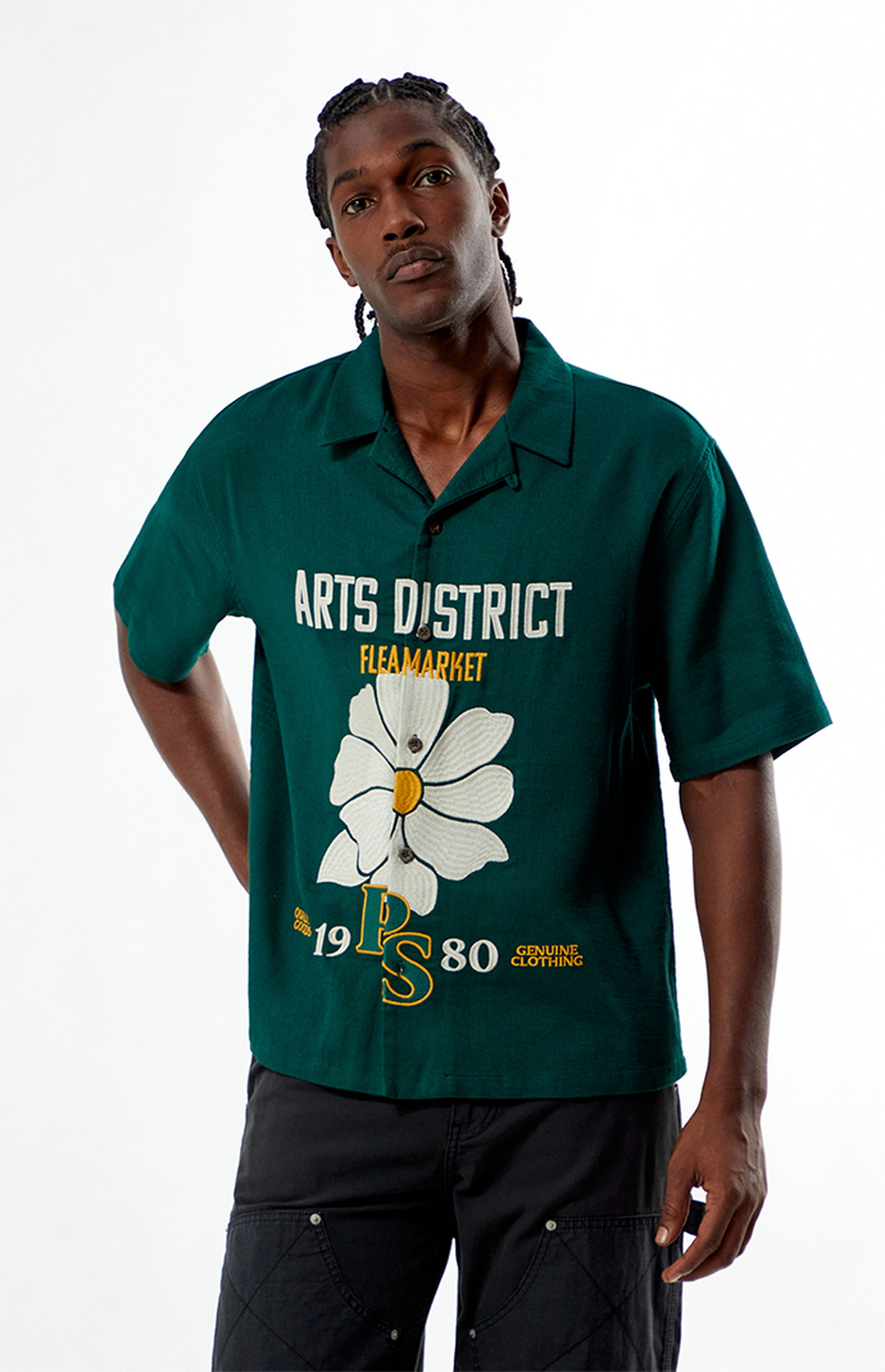 PacSun Arts District Flea Market Resort Oversized Camp Shirt | PacSun