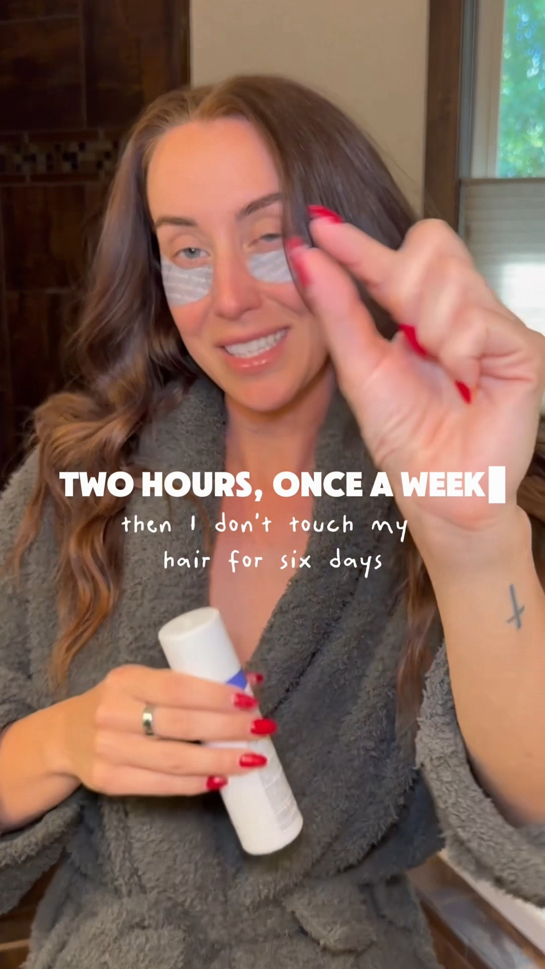 Two hours on my hair once a week, six days hands-off 🤍 every product linked

#weeklyhairroutine #hairroutine #lowmaintenancehair #healthyhair #hairtok

#LTKgrwm #LTKmorningroutine #LTKselfcare