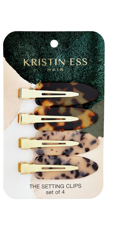 Kristin Ess Hair Wearable Setting Clips Tortoise | Well.ca