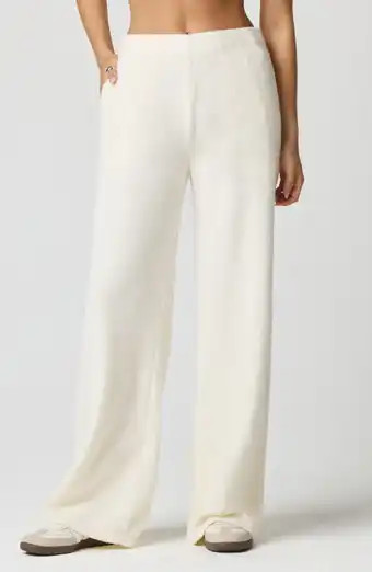 Chenille Wide Leg Pants | Nordstrom
