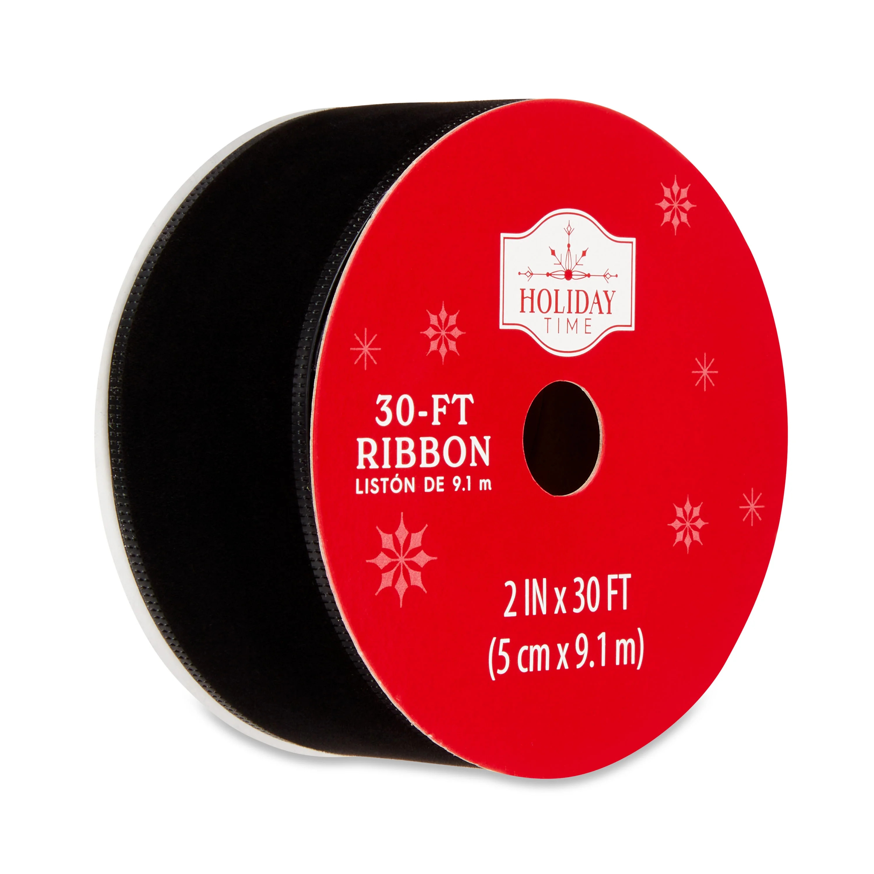 Black Velvet Ribbon, 30 ft, by Holiday Time - Walmart.com | Walmart (US)