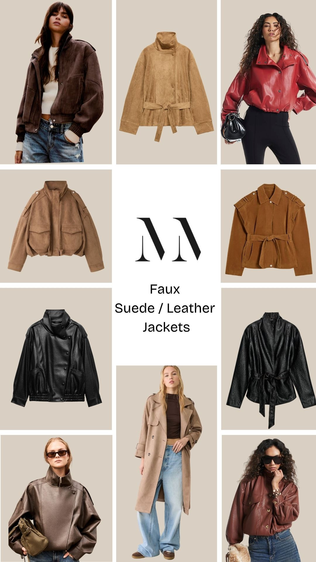 Faux Suede and Leather Jacket Edit! 

Autumn Outerwear, Textured Layers, Transitional Dressing, Elevated Casualwear, Statement Outerwear, Faux Suede Jacket, Faux Leather Jacket, Autumn Investment, Autumn Outft, Autumn Style  

 #LTKuk #LTKautumn #LTKeurope