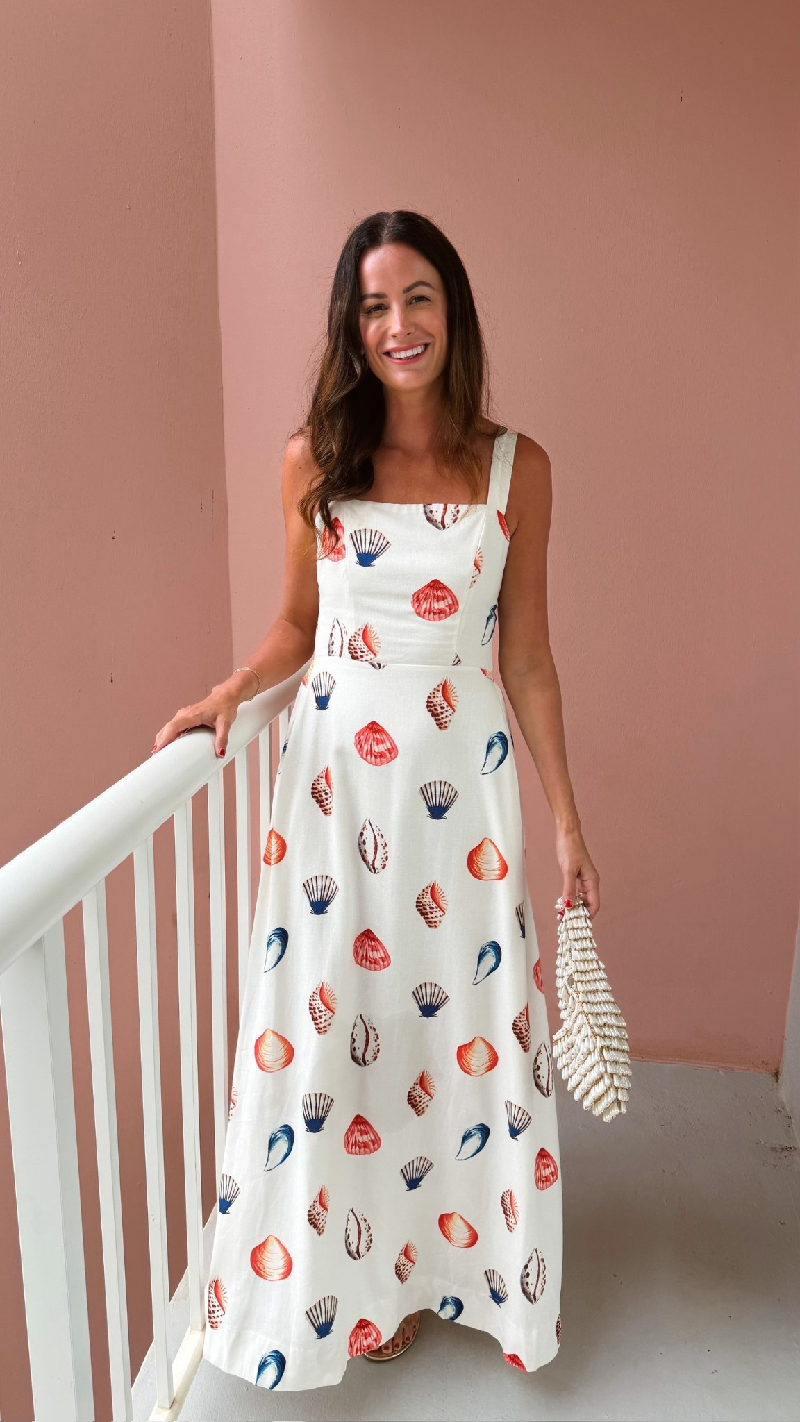 This seashell maxi dress was a dream to wear for our beach vacation. You definitely need to grab this if you’re headed somewhere tropical soon. ￼

#LTKTravel #LTKootd #LTKTall