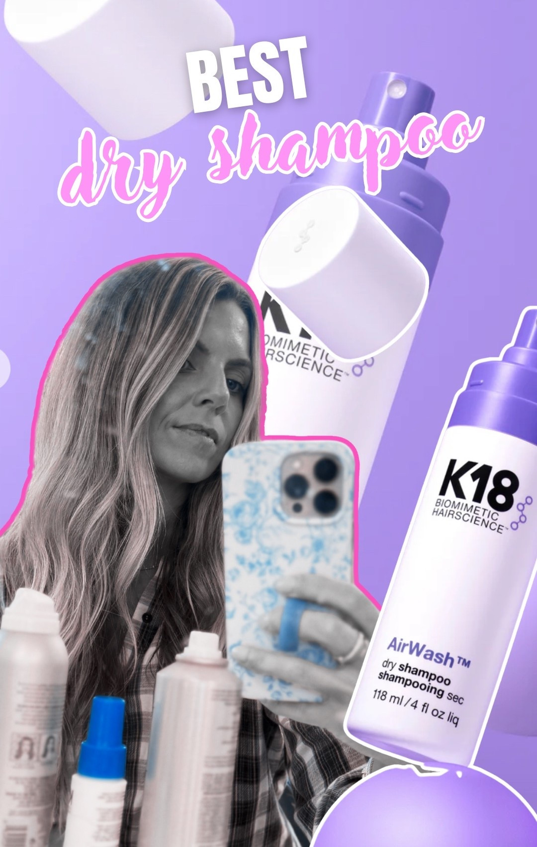 The Lineup Begins – Welcome to the Hunger Games of dry shampoo. I’m testing the ones everyone is raving about right now to see who’s actually bringing volume and oil control—and who’s just leaving me looking like I lost a fight with a bag of flour. May the best spray win…… and I KNOW a good dry shampoo when I use one. 🤗
#haircare #hairhack #hairproducts 