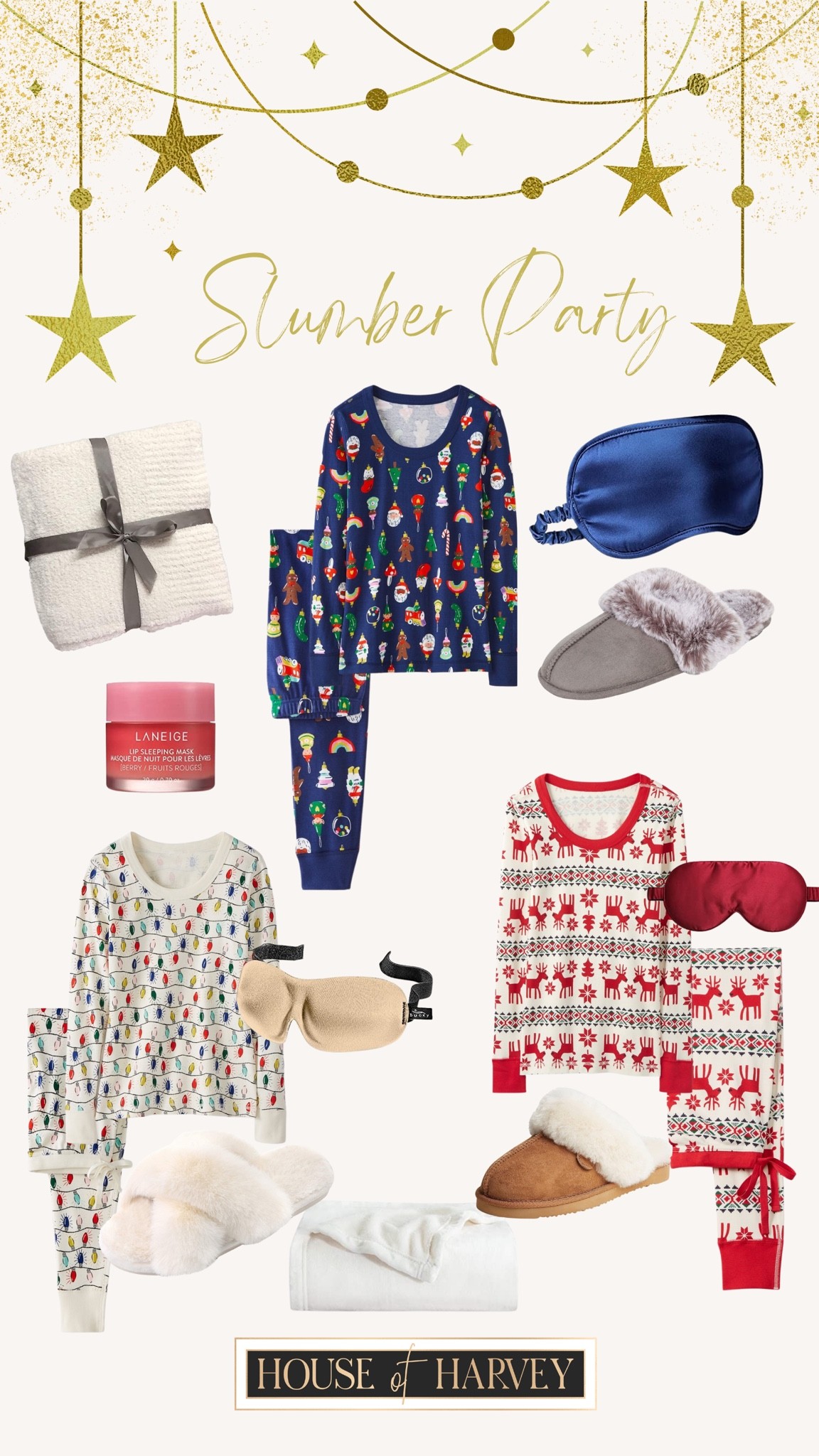 Slumber party for the holidays! 

Holiday style, style tip, Christmas, pajamas, slippers, sleep masks, blankets, cozy

#LTKHoliday #LTKSeasonal #LTKstyletip
