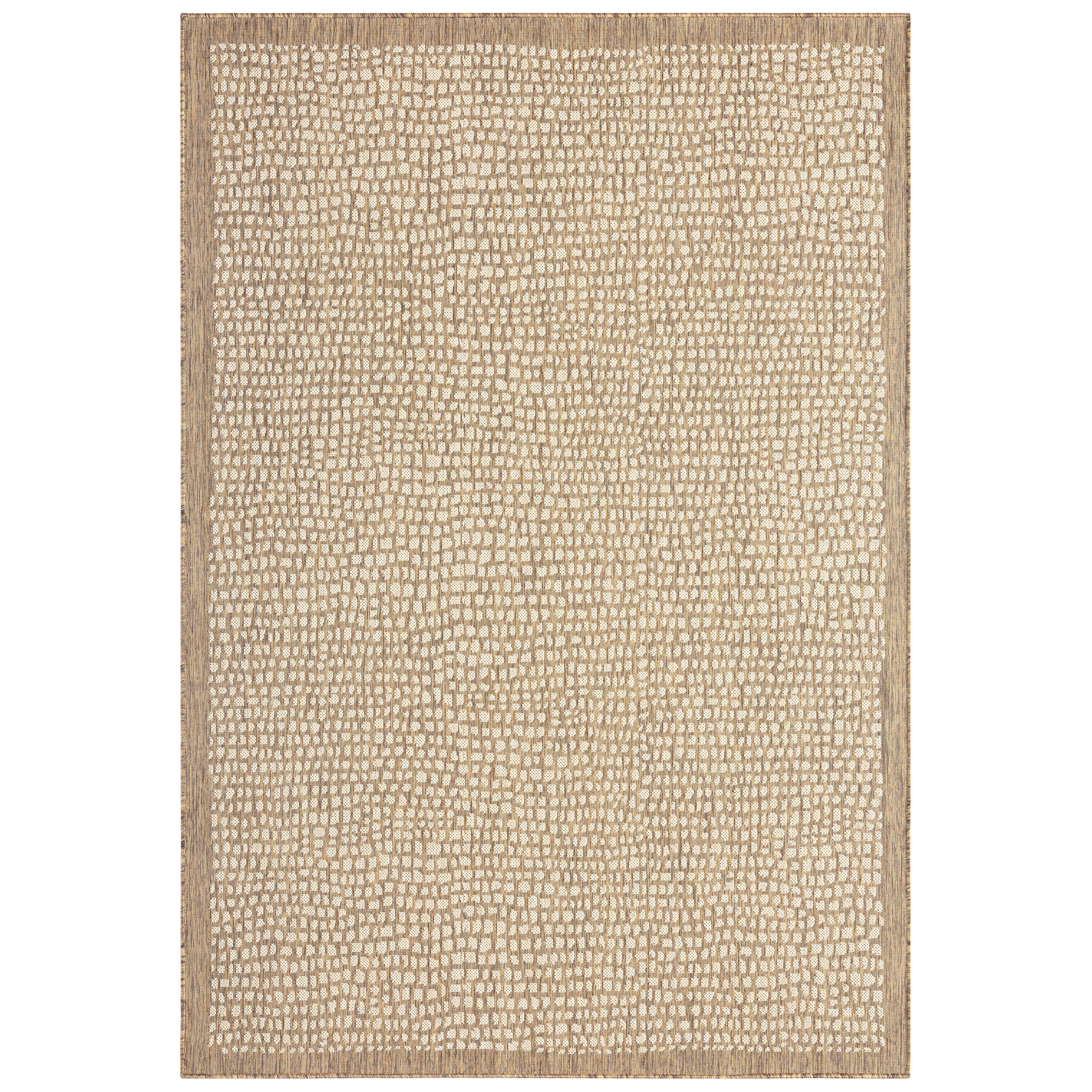 Tommy Bahama Patio Country Marlin 8 x 10 (ft) Polypropylene Brown Rectangular Indoor/Outdoor Coastal Spot Clean Only Area rug | 1-6821-500 | Lowe's