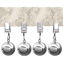 Tablecloth Weights, 10oz Heavy Premium Tablecloth Clips Added Weights (4 Pack) | Amazon (US)