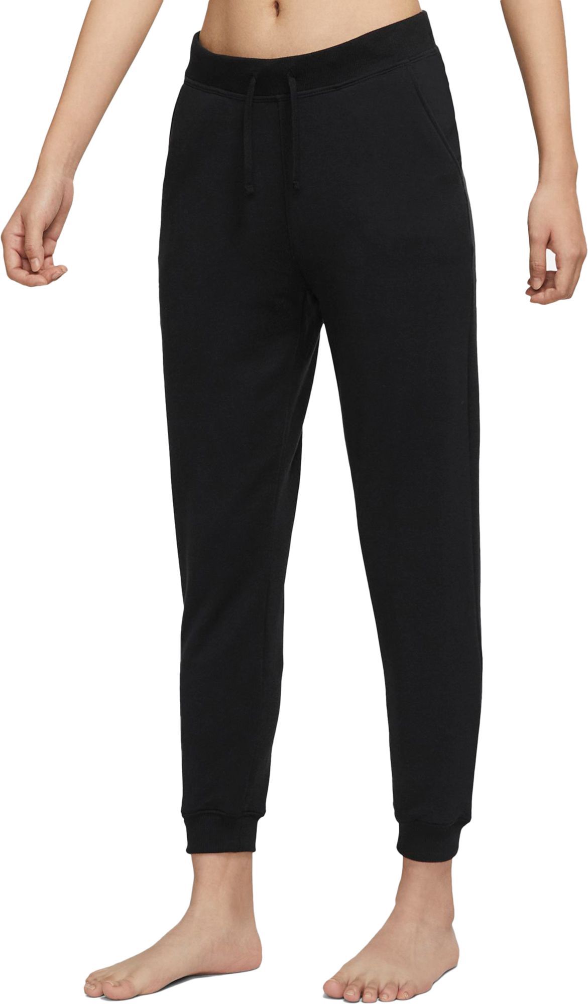 Nike Women's Yoga Luxe 7/8 Fleece Joggers, XXL, Black | Dick's Sporting Goods