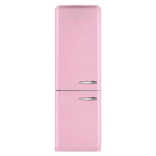 Smeg 50's Style Retro FAB 32 Refrigerator with Freezer, Pink, Left Hinge | Williams-Sonoma