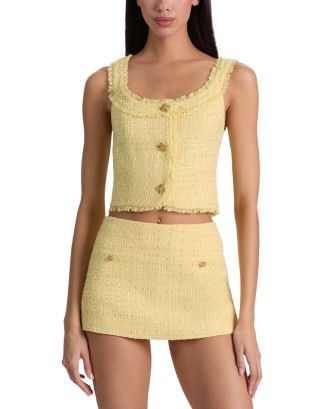Shila Tweed Cropped Top | Bloomingdale's (US)