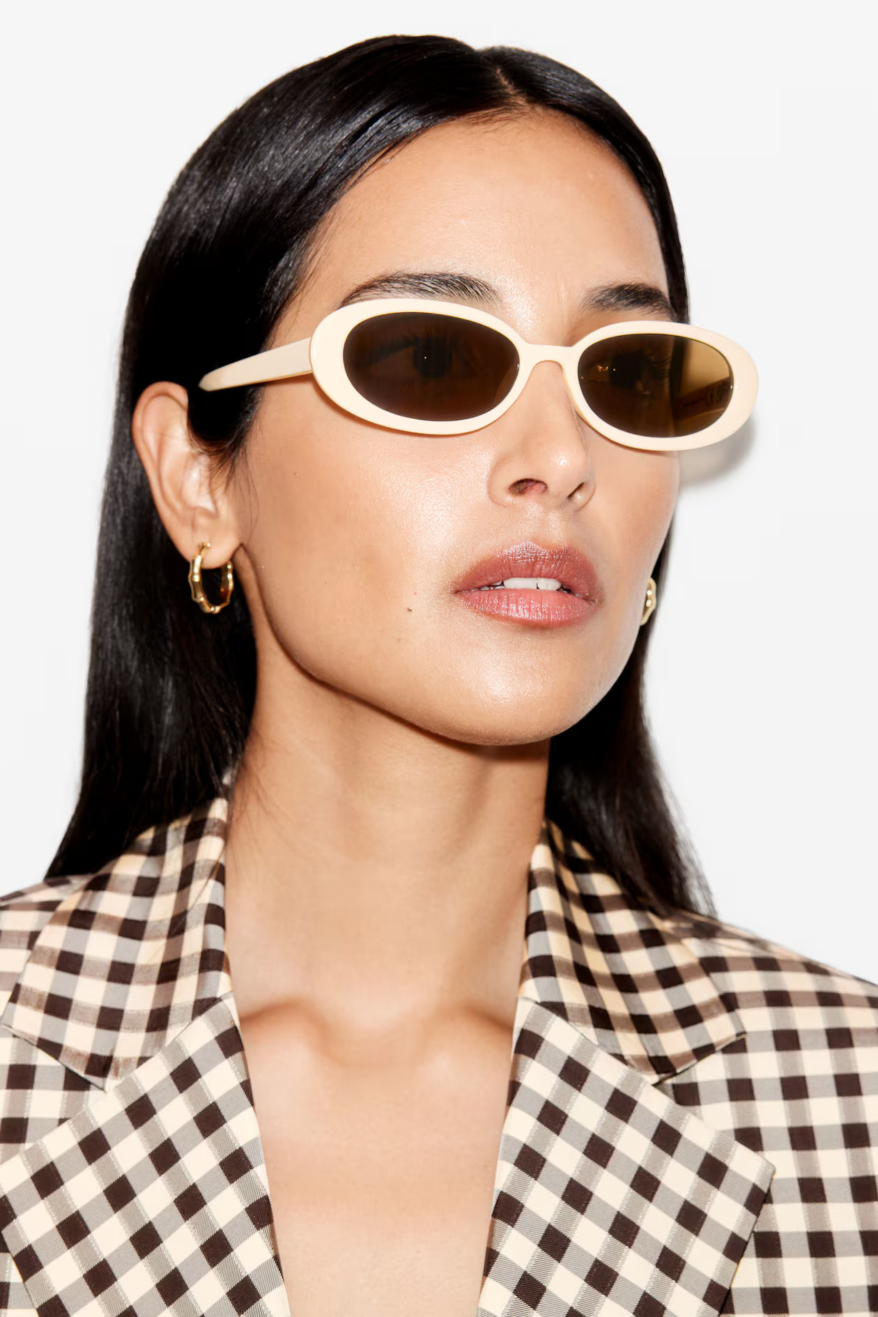 Slim Oval-Frame Sunglasses | H&M (UK, MY, IN, SG, PH, TW, HK)
