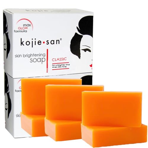 Kojie San Skin Soap - Original Kojic Acid Soap that Reduces Dark Spots, Hyperpigmentation, & Scars with Coconut & Tea Tree Oil – 65g x 6 Bars | Amazon (US)